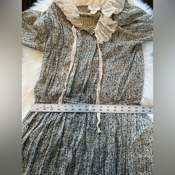John Yang For Jack Mulqueen 100% silk midi dress size 6 - Picture 7 of 8